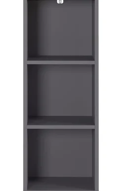 Aktenregal ISORNO 45 x 120 cm Graphitgrau/ Eiche
