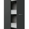 QUARTIER Apothekerschrank MULTIRAUMKONZEPT 30 x 185 cm graphitfarben