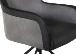 INTERhome Armlehnstuhl FLOYD hell-/dunkelgrau/schwarz