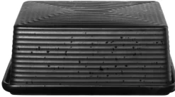 ASA Butterdose KITCHEN ART Porzellan schwarz matt