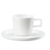 ASA Espressotasse OCO mit Untertasse 6er Set Weiß Keramik