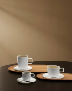 ASA Espressotasse OCO mit Untertasse 6er Set Weiß Keramik