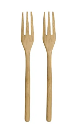 ASA Gabel WOOD 2er Set Akazie-braun