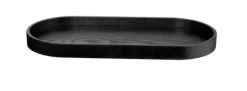 ASA Tablett WOOD 35,5x16,5 cm schwarz