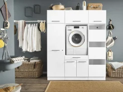 QUARTIER Aufsatzschrank MR. SAUBER 68 x 76 cm anthrazit