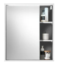 QUARTIER Bad Spiegelschrank SOLID weiß