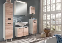 Bad-Hängeschrank MARS braun