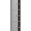 Bad-Hochschrank BALTO grau