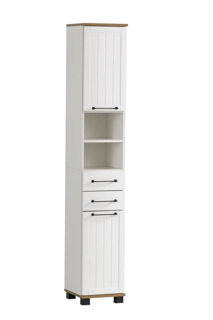 Bad-Hochschrank H300/154220 weiß