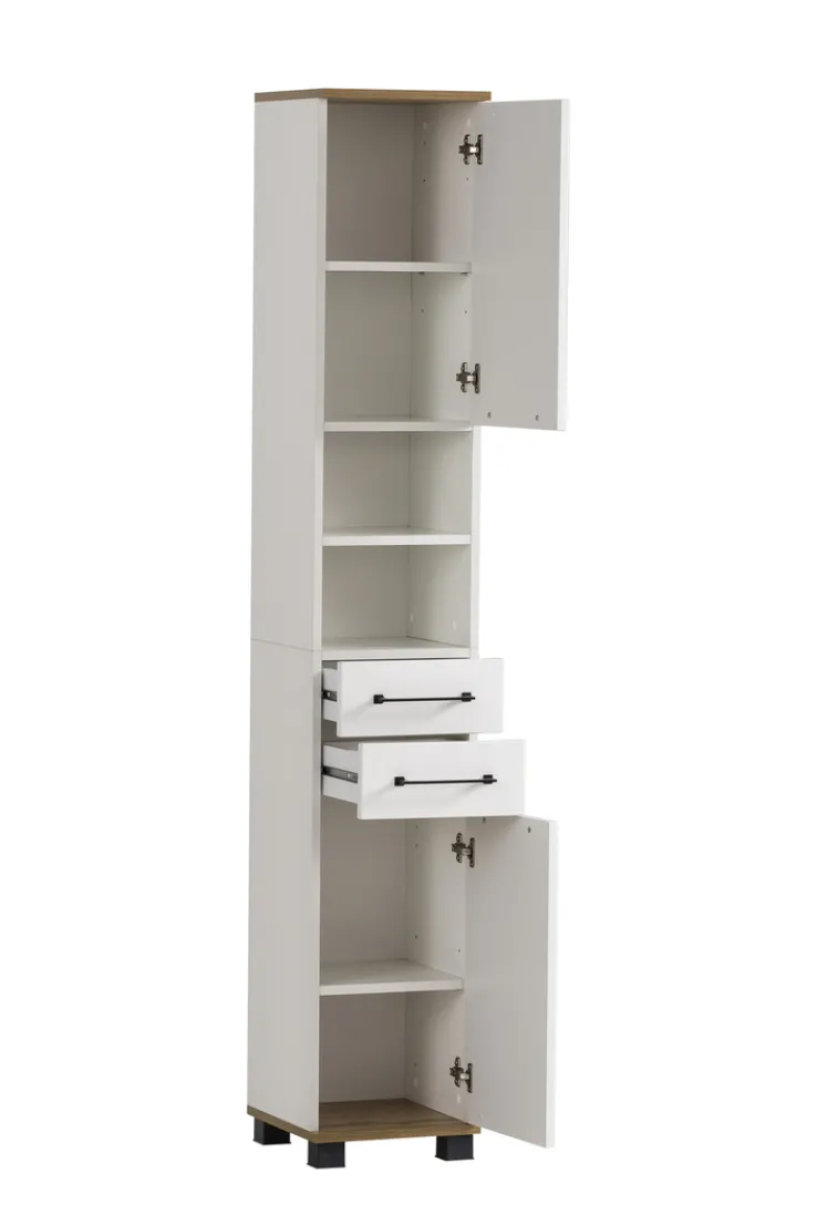 Bad-Hochschrank H300/154220 weiß