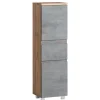 Bad-Midischrank GENT hellgrau/braun 40cm