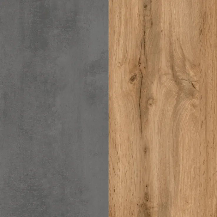 Bad-Midischrank GENT hellgrau/braun 40cm