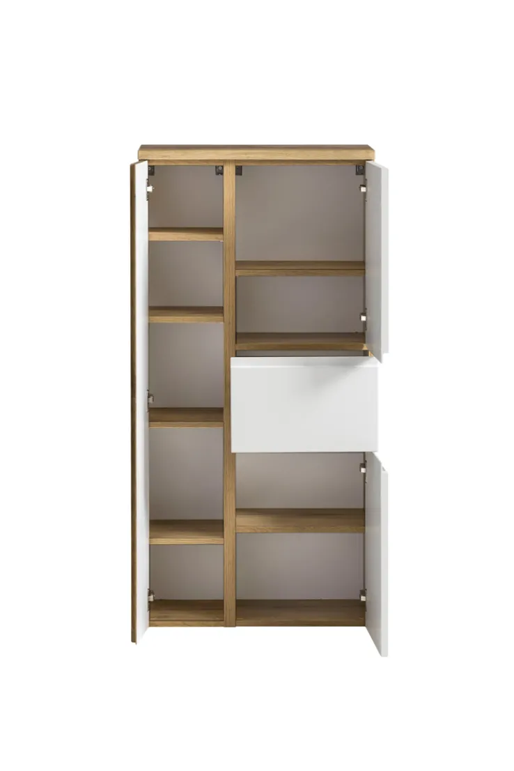 Bad-Midischrank GENT weiß/braun 65cm