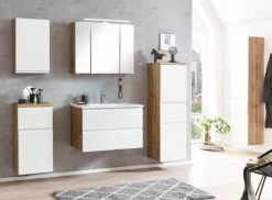 Bad-Midischrank GENT weiß/braun 40cm