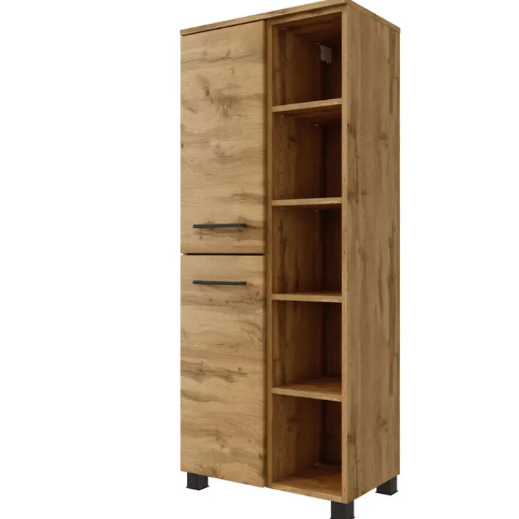 Bad-Midischrank LIMBURG braun 55cm