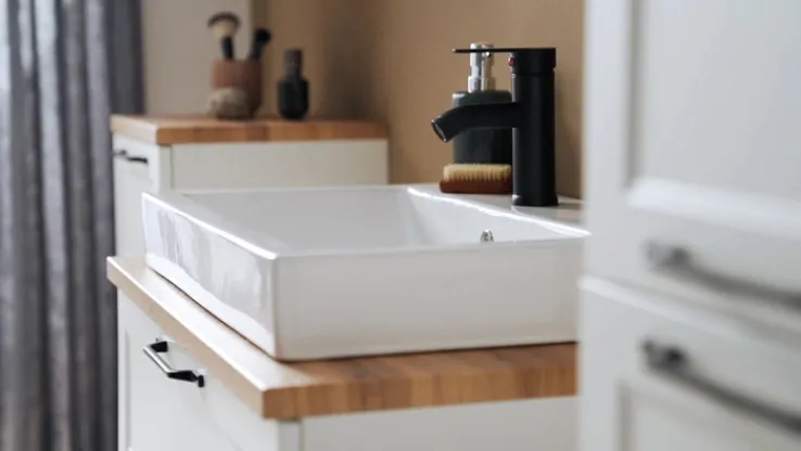 Bad-Midischrank LÜTTICH weiß