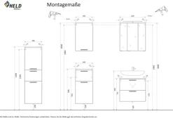 Bad-Midischrank LÜTTICH weiß