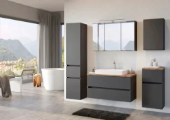 Bad-Seitenschrank BREGENZ grau