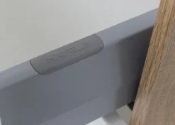 Bad-Seitenschrank GENT weiß/braun 40cm