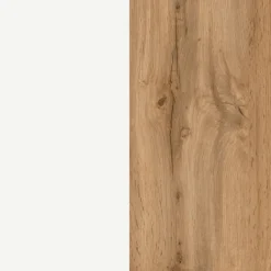 Bad-Seitenschrank GENT weiß/braun 65cm