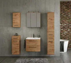 Bad-Seitenschrank LIMBURG braun 30cm