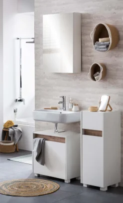 Bad-Spiegelschrank COMSO grau