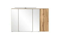 Bad-Spiegelschrank GENT braun MDF-Tür links