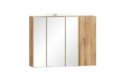 Bad-Spiegelschrank GENT weiß/braun 85cm
