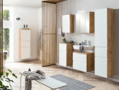 Bad-Unterschrank GENT weiß/braun 40cm