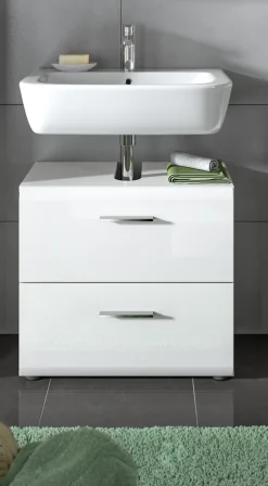 QUARTIER Bad-Waschbeckenunterschrank LOGAN weiß