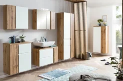 Bad-Waschbeckenunterschrank GENT weiß/braun