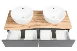 Bad-Waschtisch ANTWERPEN grau 121cm