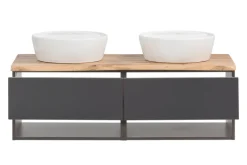 Bad-Waschtisch ANTWERPEN grau 121cm