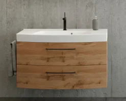 Bad-Waschtisch LIMBURG braun 100cm