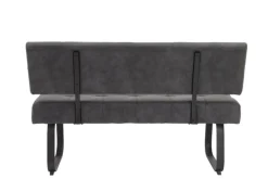 QUARTIER Bank LUISE mit Rückenlehne anthrazit