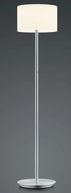 BANKAMP LED Stehlampe GRAZIA nickelfarbig