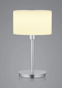 BANKAMP Retrofit Tischlampe KARL75 nickelfarbig