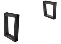 Bankgestell CALABRIA 2er Set grau