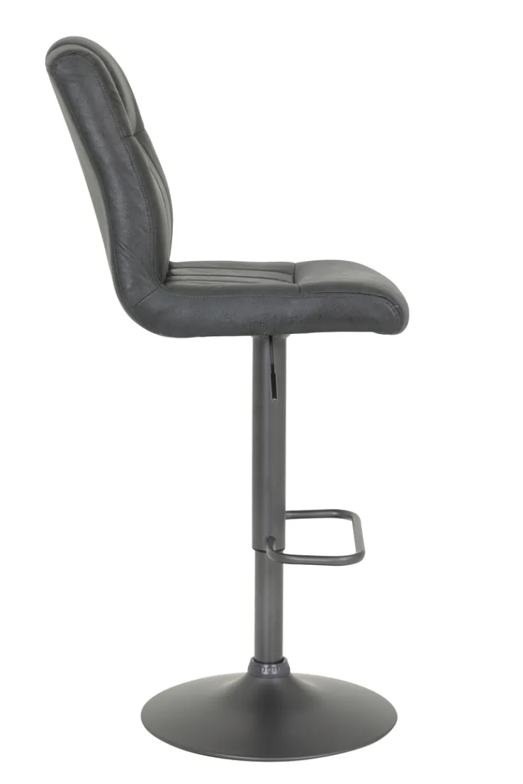 QUARTIER Barhocker ELKE 2er Set grau/Vintage Optik