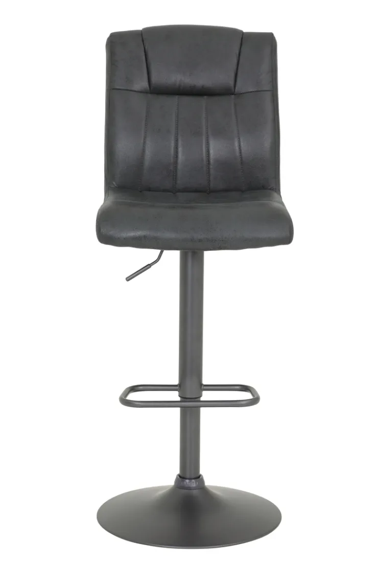 QUARTIER Barhocker ELKE 2er Set grau/Vintage Optik