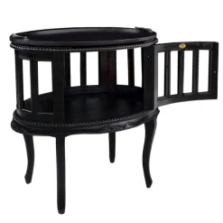 Barschrank 72 x 77 cm Akazie massiv