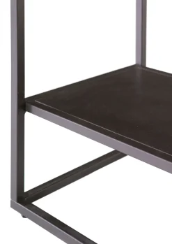 Barschrank PURO 67 x 150 x 42 cm Akazie Massivholz/anthrazit