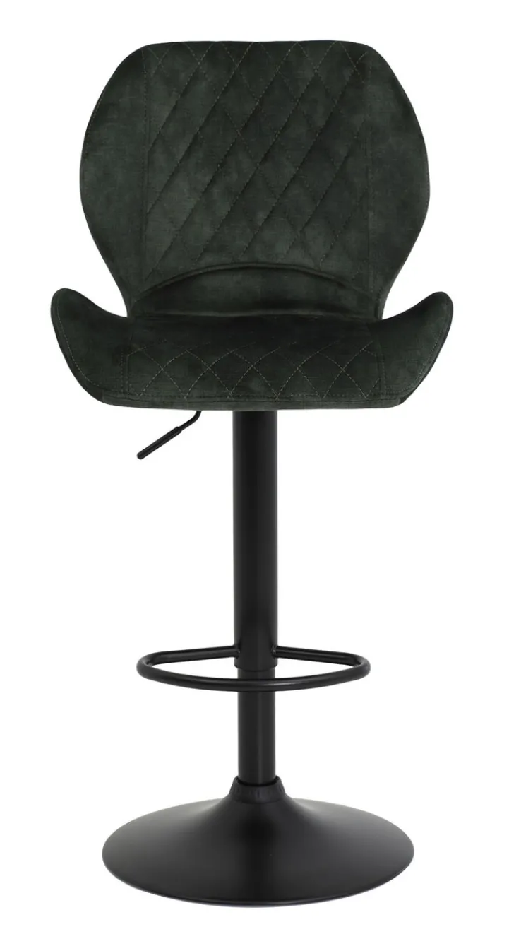 QUARTIER Barstuhl LAILA 2er Set anthazit