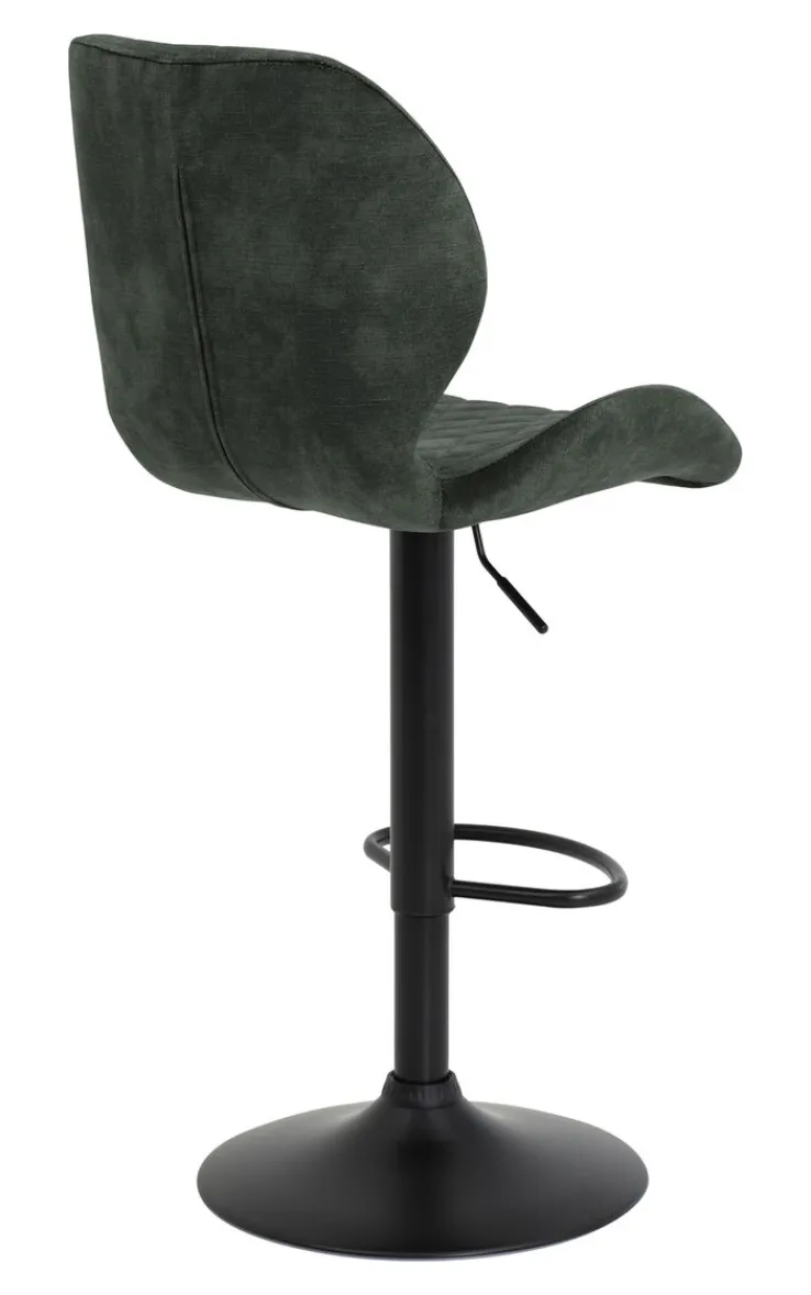 QUARTIER Barstuhl LAILA 2er Set anthazit