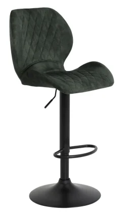 QUARTIER Barstuhl LAILA 2er Set anthazit