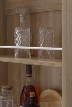 Bartisch 60 x 120 cm braun