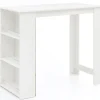 Bartisch 120 x 60 cm weiß