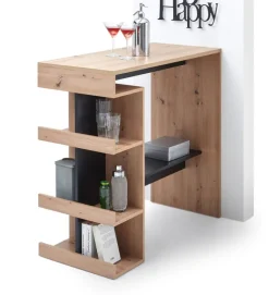 QUARTIER Bartisch SMASH braun/ schwarz