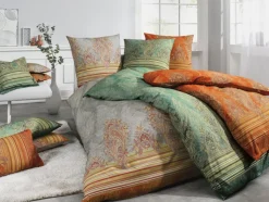 bassetti Mako-Satin-Bettwäsche ELBA V.G1 135 x 200 cm grau