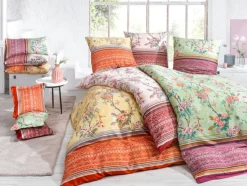 bassetti Satin-Bettwäsche PALLANZA P1 135 x 200 cm rosa